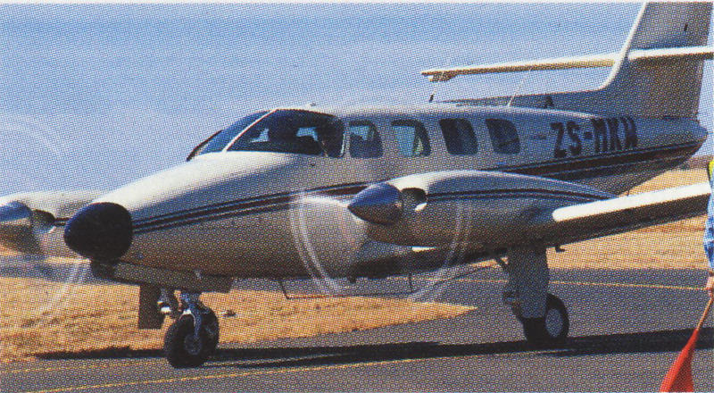 Although light winds favoured smaller aircraft, the Cessna 303 flown by Chris Botha and Willem de Klerk came a creditable fourth