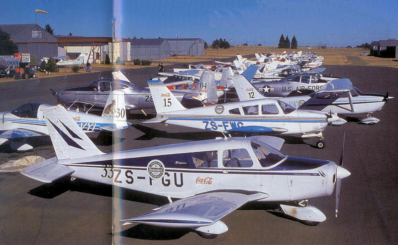 Parked aircraft